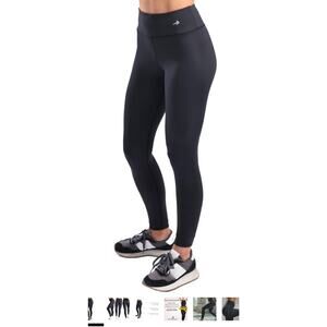 CompressionZ Women's High Waist Compression Capri Leggings Black Size S